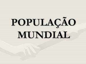 POPULAÇÃO MUNDIAL