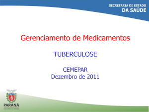 CEMEPAR Medicamentos - Tuberculose