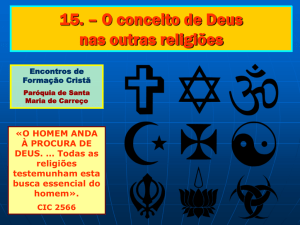 15 - O conceito de Deus nas outras religiões