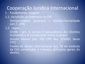 Cooperação Jurídica Internacional