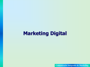 Comunicação Integrada de Marketing Marketing Digital