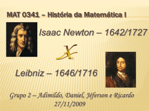 Newton x Leibniz