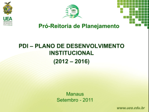 Slide 1 - plano de desenvolvimento institucional