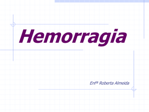 Hemorragia - Grupos.com.br