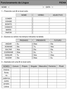 Funcionamento da Língua FICHA