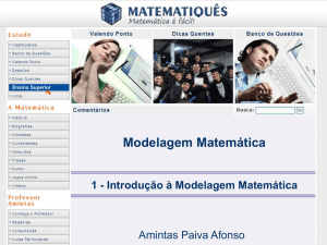 Modelagem Matemática