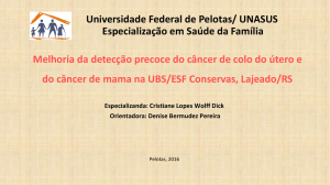 câncer do colo do útero - dms – ufpel