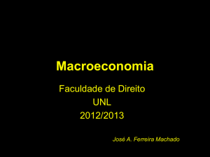 Macroeconomia - Faculdade de Direito da Universidade Nova de