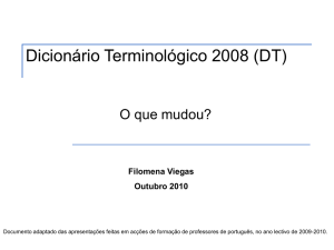 Dicionário Terminológico 2008