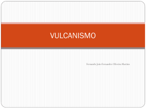 Apresentação sobre Vulcanologia