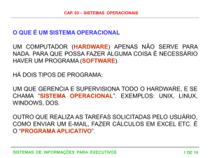 sistemas operacionais