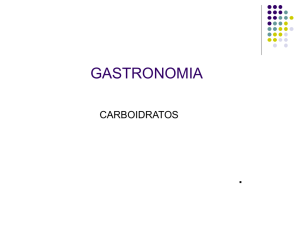 CARBOIDRATOS - gastronomia