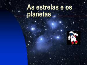 As estrelas e os planetas