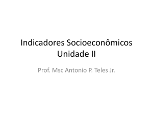 Indicadores Socioeconômicos