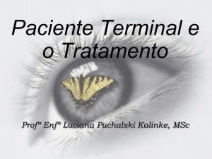 Paciente Terminal e o Tratamento