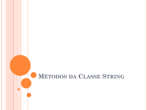 Classe String