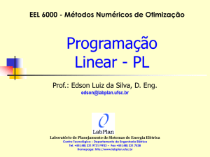 Programacao Linear