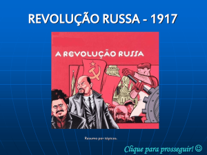 revolução russa - Power Mensagens