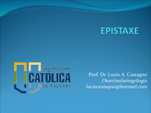 Epistaxe - Clínica dr. Castagno