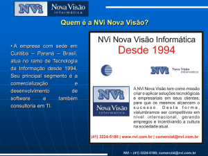Quais produtos e serviços a NVi Nova Visão Informática pode lhe