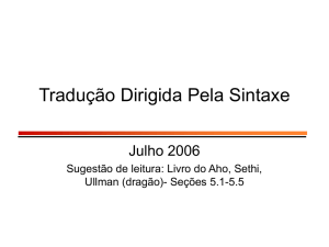 Traducao_Dirigida_Sintaxe - FACOM