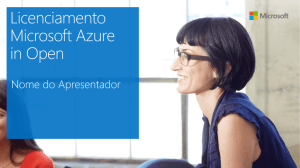 Licenciamento Microsoft Azure Open