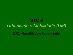STC 6 Urbanismo e Mobilidade (UM) DR2 - TIS