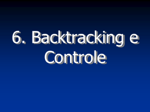 Backtracking e Controle