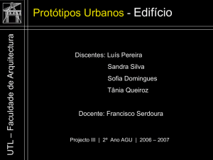 Protótipos Urbanos - Faculdade de Arquitectura