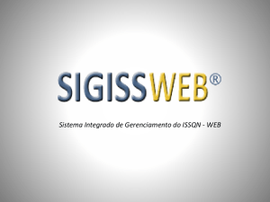 Acessando o SIGISSWEB - Prefeitura de Engenheiro Coelho