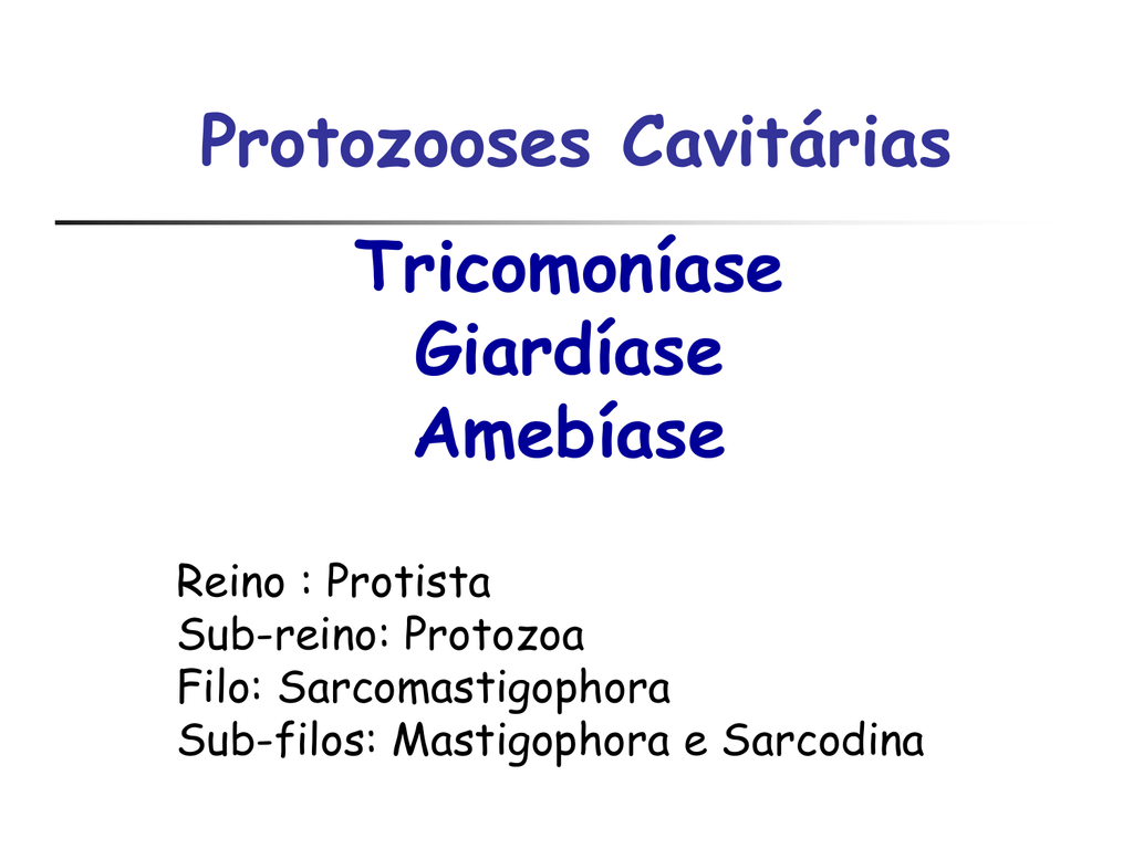 Escherichia coli és Trichomonas