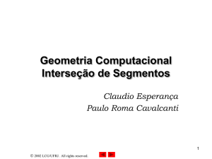 Geometria Computacional - Paulo Roma Cavalcanti
