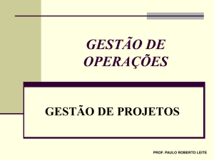 gestão de projeto