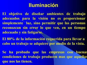 iluminación - HO - Higiene Ocupacional