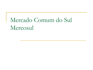 Mercado Comum do Sul Mercosul