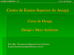 GOMES SOBRINHO, TR Curso de Design Conceito de Design