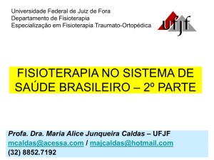 fisioterapia no sistema de saúde brasileiro