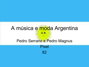 La música Argentina - colegiodeaplicacaointer80