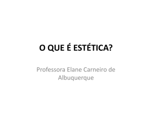 O que é Estética?