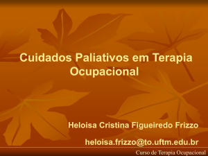 Cuidados Paliativos em Terapia