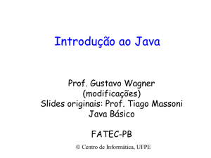 Introdução ao Java