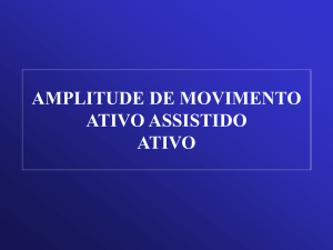 amplitude de movimento