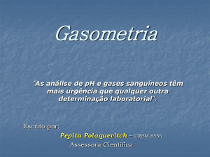 Gasometria - Biodinamica Ltda