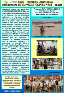 Projeto AquaRios Delineamento da Ecorregião Aquática Xingu