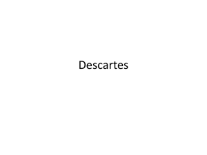 Descartes - dualismo cartesiano