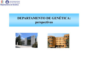 DEPARTAMENTO DE GENÉTICA