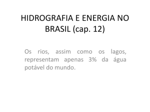 HIDROGRAFIA E ENERGIA NO BRASIL
