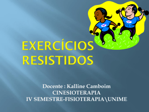 EXERCICIOS RESISTIDOS
