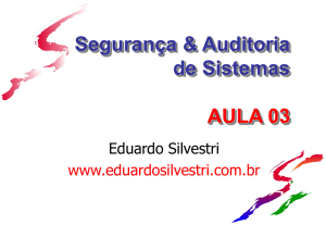 POLSEG-Aula03 - Eduardo Silvestri Ribeiro