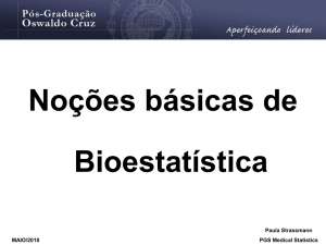 Gerenciamento de Dados e Bioestatística